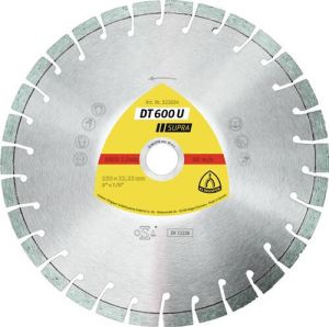 Klingspor Diamantzaagblad | d. 230 mm gat 22 23 mm 9 mm 20 mm | 1 stuk 322634