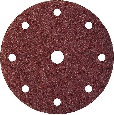 Klingspor Schuurpad met klitbevestiging | GLS 1 150 mm korreling 100 | voor hout metaal korund | Gatenaantal 8+1 | 50 stuks 6525