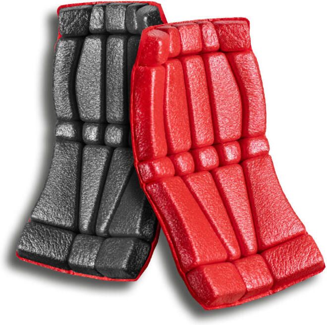 Kneetek Ergopad rood zwart ( banderol) 60300BRVPK
