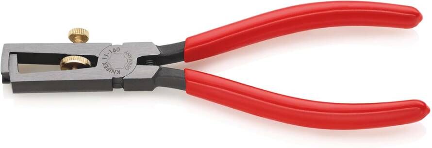 Knipex Afstriptang met openingsveer | Universeel | Kunststof bekleed | Zwart geatramenteerd 11 01 160 SB