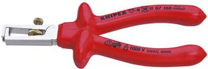 Knipex Afstriptang verchroomd dompelisolatie VDE-getest 160 mm 1107160