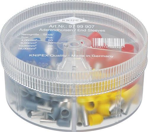 Knipex Assortimentsbox | 100-delig 4 0-16 00 mm² kunststof box | 1 stuk 97 99 907