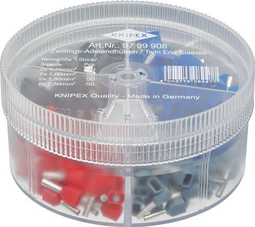 Knipex Assortimentsbox | 200-delig 2 x 0 75 | 1 stuk 97 99 908