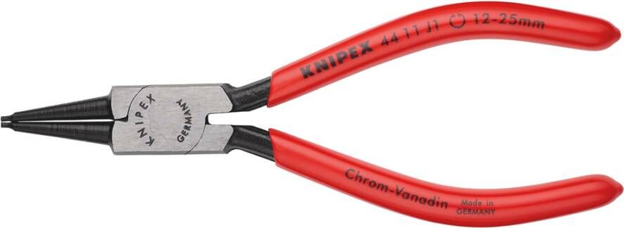 Knipex Borgveertang voor binnenringen in boringen | Kunststof bekleed | Zwart geatramenteerd 44 11 J1 SB
