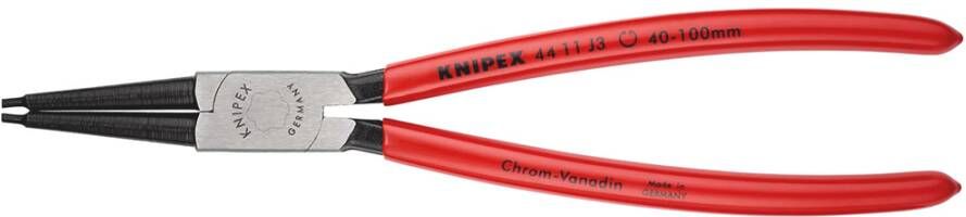 Knipex Borgveertang voor binnenringen in boringen | Kunststof bekleed | Zwart geatramenteerd 44 11 J3 SB