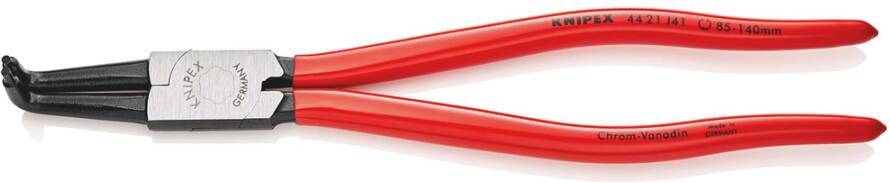 Knipex Borgveertang voor binnenringen in boringen | Kunststof bekleed | Zwart geatramenteerd 44 21 J41 SB