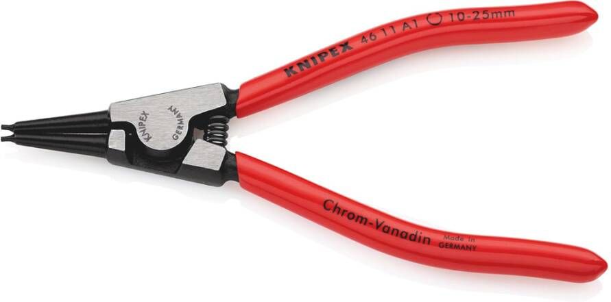 Knipex Borgveertang voor buitenringen op assen | Kunststof bekleed | Zwart geatramenteerd 46 11 A1 SB