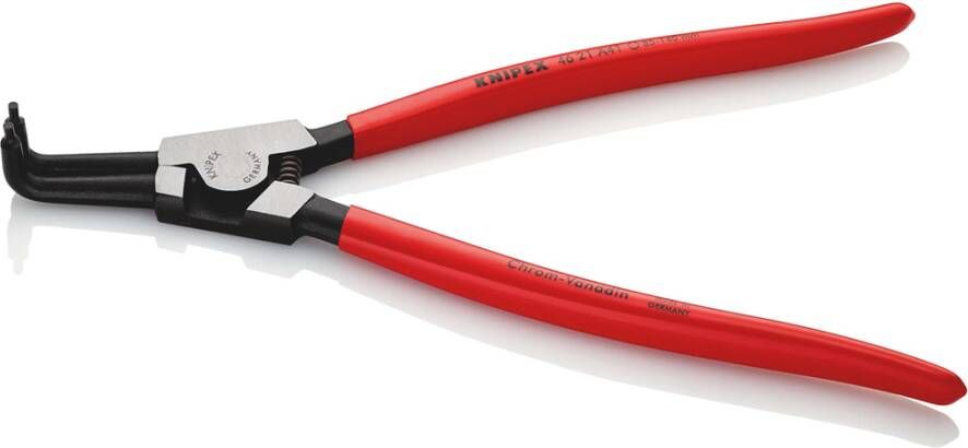 Knipex Borgveertang voor buitenringen op assen | Kunststof bekleed | Zwart geatramenteerd 46 21 A41 SB