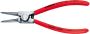 Knipex Borgveertang voor buitenringen op assen verchroomd met kunststof bekleed 140 mm 4613A0 - Thumbnail 1