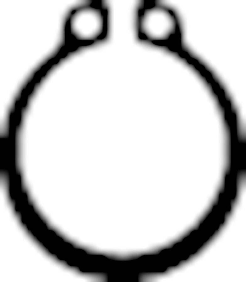 Knipex Borgveertang voor buitenringen op assen | zwart poedergecoat | 570 mm | 46 10 A6 4610A6