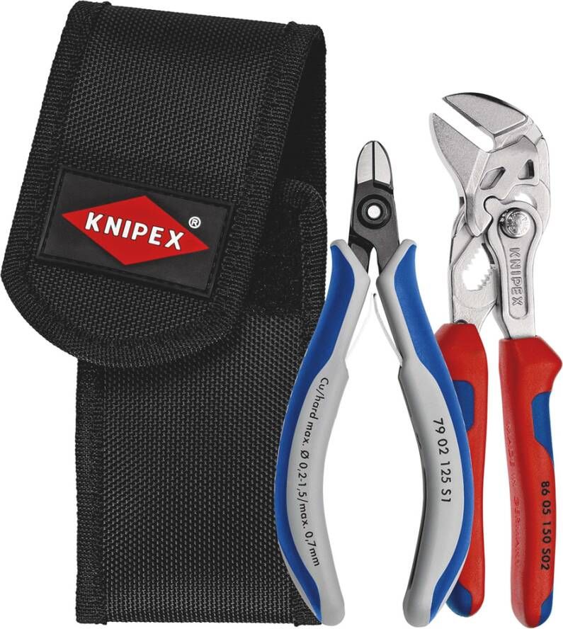 Knipex Demontage Set Voor Kabelverbinders | 1 x 86 05 150 S02 1 x 79 02 125 S1 00 19 72 V01