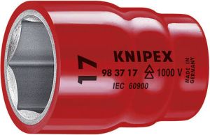 Knipex Dop voor ratel (dubbele zeskant) | met binnenvierkant | 1 2"