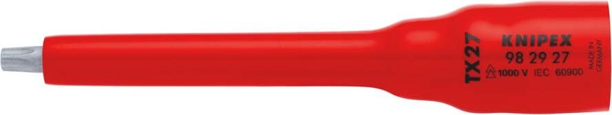 Knipex Dopsleutel 3 8" | Voor TX27 | Lengte 123 mm 98 29 27