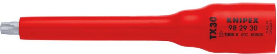 Knipex Dopsleutel 3 8" | Voor TX30 | Lengte 123 mm 98 29 30