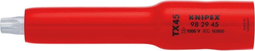 Knipex Dopsleutel 3 8" | Voor TX45 | Lengte 117 mm 98 29 45