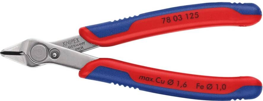 Knipex Electronic Super Knips | 125 mm Lengte | Meer-Componentengrepen 78 03 125 SB