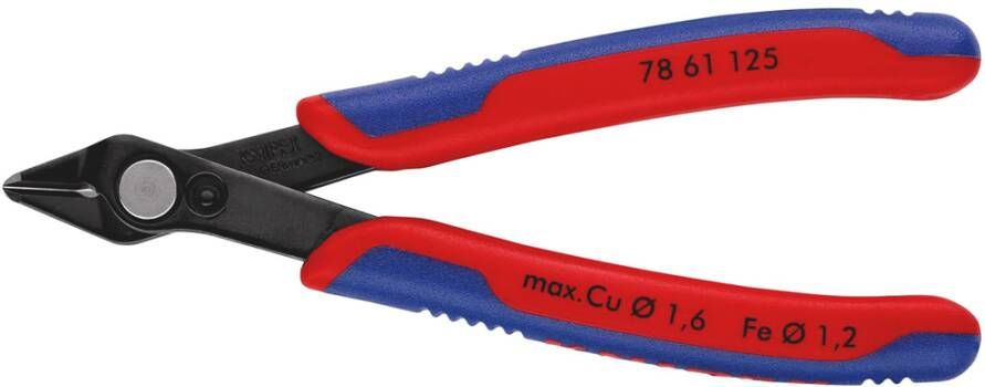 Knipex Electronic Super Knips | 125 mm Lengte | Meer-Componentengrepen | Gebruineerd 78 61 125 SB
