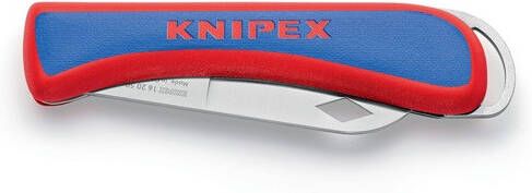 Knipex Elektriciensklapmes | lengte 120 mm | lemmet opklapbaar SB | 1 stuk 16 20 50 SB 16 20 50 SB