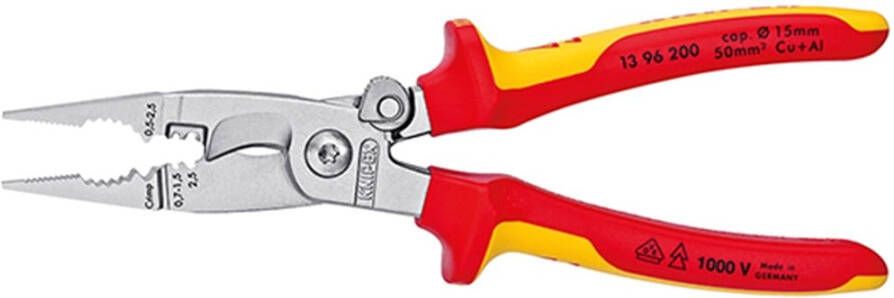 Knipex Elektro-Installatietang VDE 13 96 200 SB 1396200SB