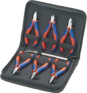 Knipex Elektronica tangen set in etui 7-delig
