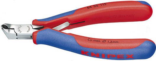 Knipex Elektronica-voorsnijtang met meer-componentengrepen 115 mm 6452115