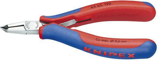 Knipex Elektronica-voorsnijtang met meer-componentengrepen 120 mm 6462120