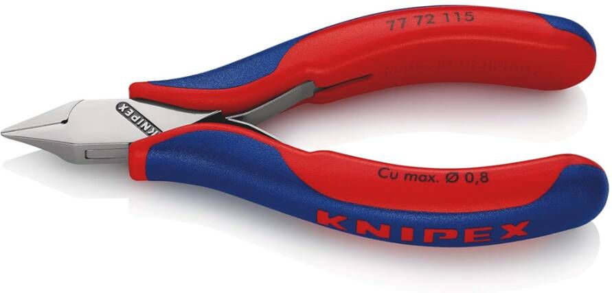 Knipex Elektronica-Zijsnijtang | 115 mm Lengte | Meer-Componentengrepen 77 72 115 SB