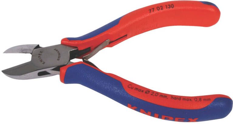 Knipex Elektronica-zijsnijtang met meer-componentengrepen 130 mm 7702130