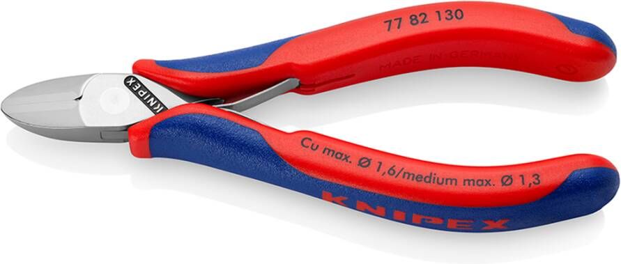 Knipex Elektronica-Zijsnijtangen ESD | 130 mm Lengte | Doorgestoken Scharnier | Meer-Componentengrepen 77 82 130
