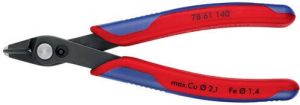 Knipex Elektronicazijsnijtang | lengte 140 mm | facet nee | speciaal gereedschap gebruineerd | 1 stuk 78 61 140 78 61 140