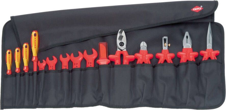 Knipex Gereedschaproltas 15-delig VDE 98 99 13 989913