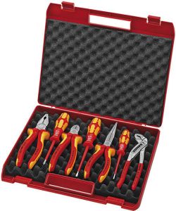 Knipex Gereedschapsbox 7-delig voor de elektro-installatie