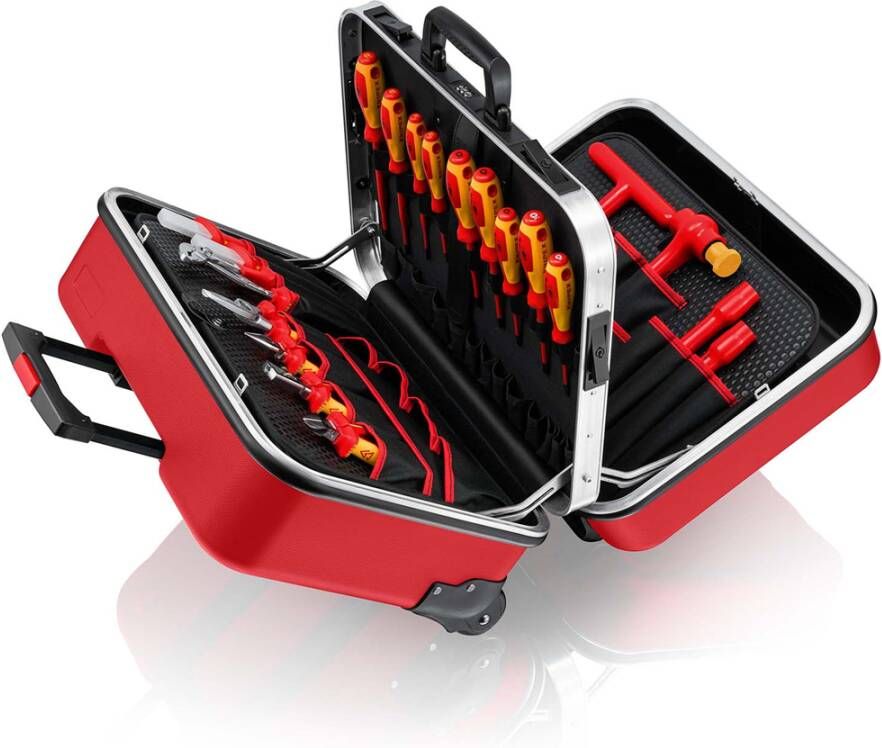 Knipex Gereedschapskoffer "BIG Twin Move RED" Elektrotechniek 98 99 15