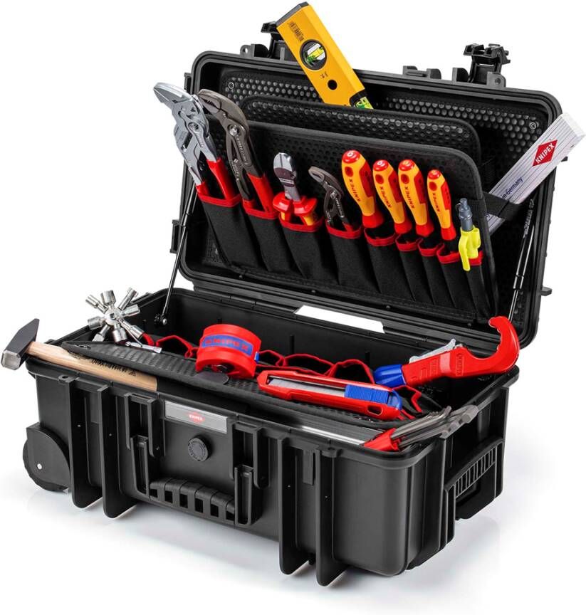 Knipex Gereedschapskoffer "Robust26 Move" sanitair | 17-delig 00 21 33 S