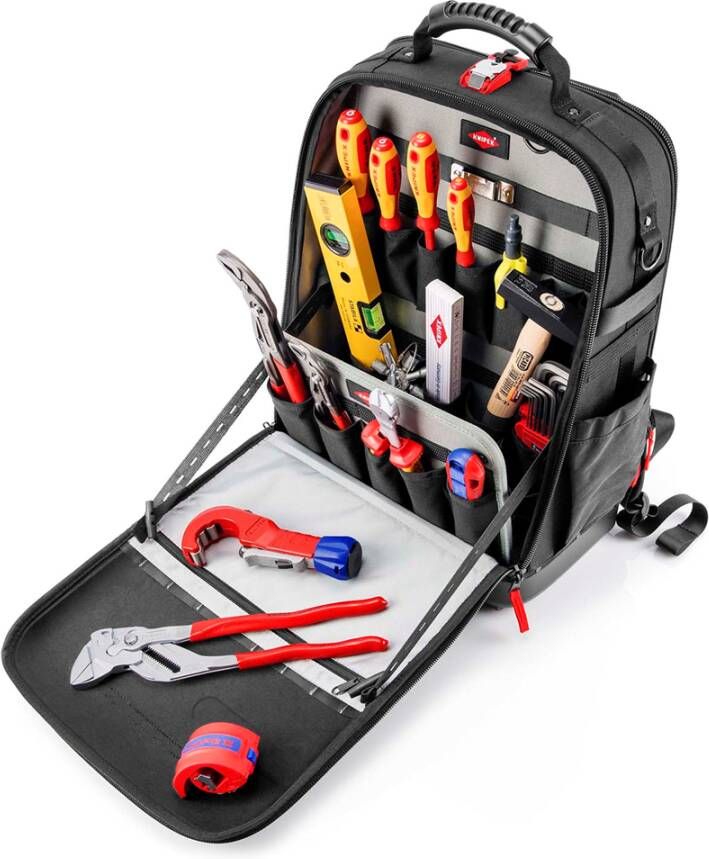 Knipex Gereedschapsrugzak Modular X18 voor sanitair | 17-delig 00 21 50 S