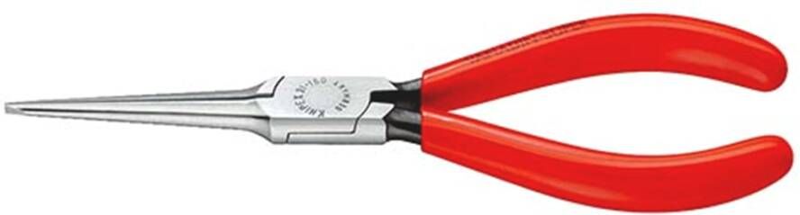 Knipex Grijptang (Naaldtang) | 160 mm Lengte | Kunststof Bekleed | Zwart Geatramenteerd 31 11 160 SB
