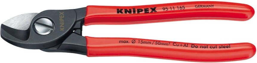 Knipex Kabelschaar met kunststof bekleed 165 mm 9511165