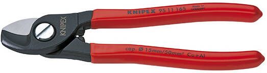 Knipex Kabelschaar met kunststof bekleed 165 mm 9511165