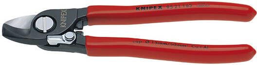 Knipex Kabelschaar met openingsveer met kunststof bekleed 165 mm 9521165