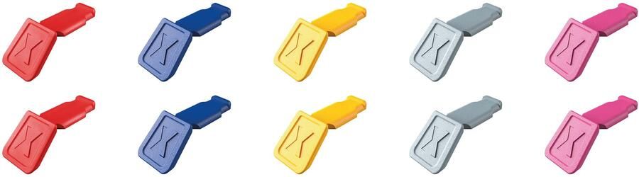 Knipex ColorCode Clips kleurenmix 1 | 10 stuks 00 61 10 C V01