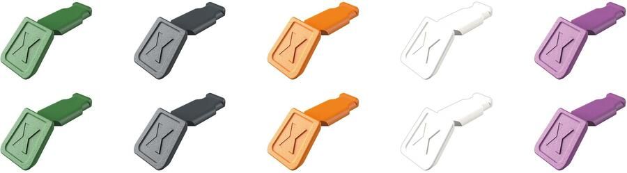 Knipex ColorCode Clips kleurenmix 2 | 10 stuks 00 61 10 C V02
