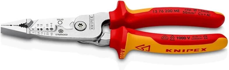 Knipex Kabelstripper 5 in 1 Kombitang VDE | 200 mm 1376200ME