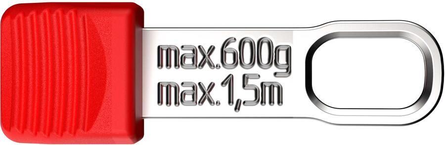 Knipex TetheredTool Clips rood | 10 stuks 00 62 10 TR - Foto 1