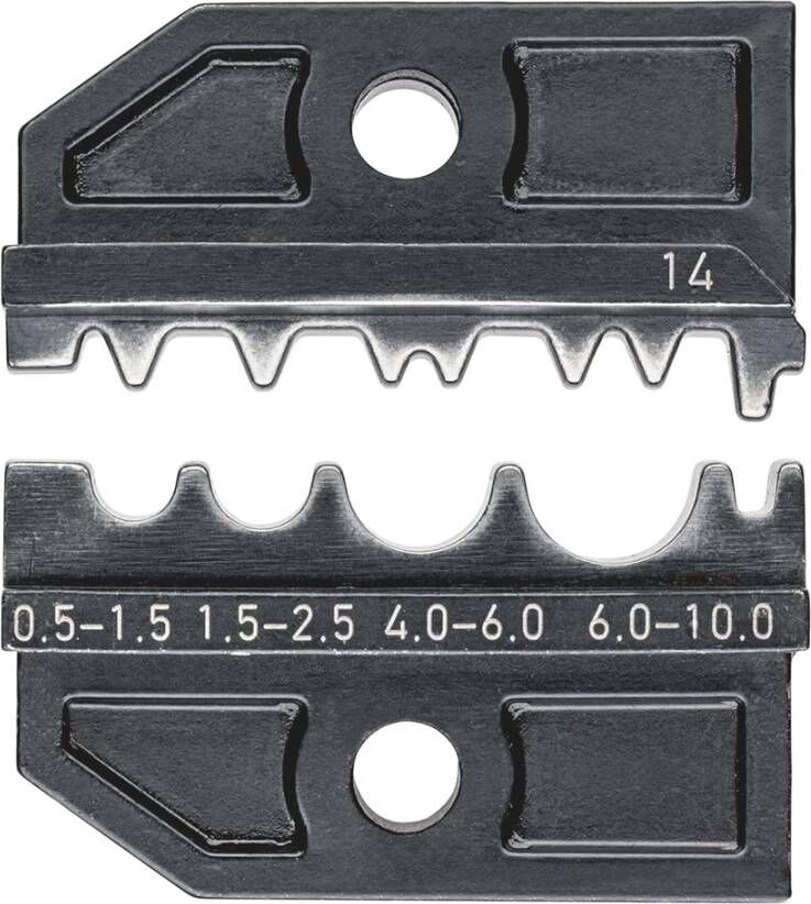 Knipex Krimpprofiel | Voor Niet-Geïsoleerde Klem- Buis- en Perskabelschoenen | DIN 462 97 49 14
