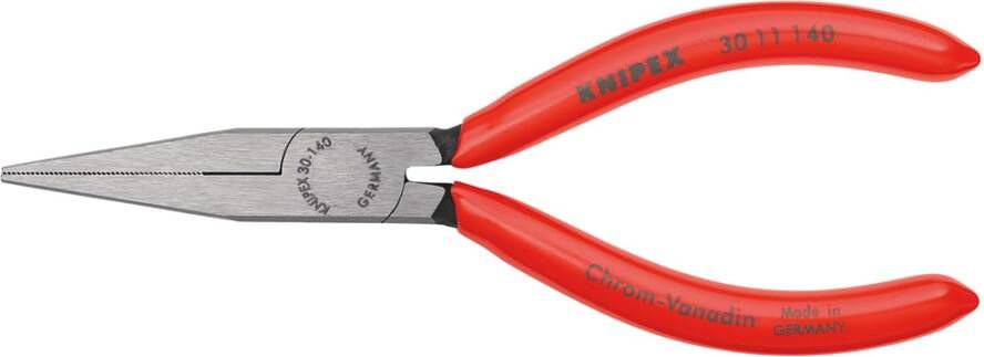 Knipex Langbektang | 140 mm lengte | kunststof bekleed | zwart geatramenteerd 30 11 140 SB