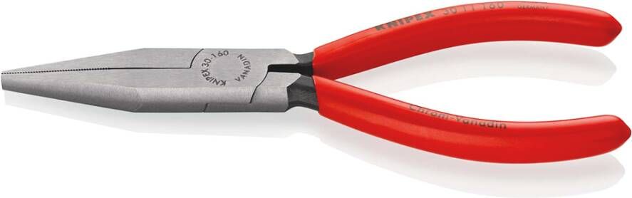 Knipex Langbektang | 140 mm Lengte | Kunststof Bekleed | Zwart Geatramenteerd 30 11 160 SB