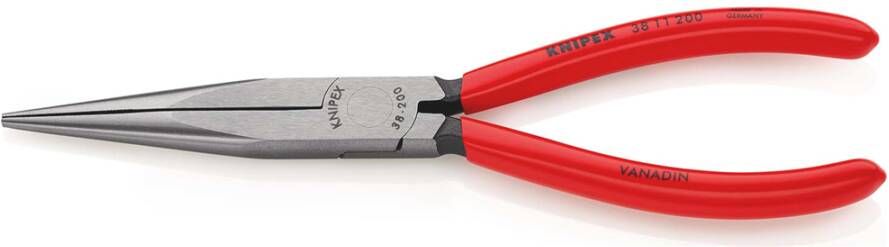 Knipex Langbektang | 160 mm Lengte | Kunststof Bekleed | Zwart Geatramenteerd 38 11 200 SB