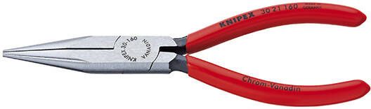 Knipex Langbektang zwart geatramenteerd met kunststof bekleed 140 mm