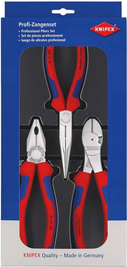 Knipex Montage-Set | 1 x 26 15 200 1 x 03 05 180 1 x 74 05 180 00 20 11 V01