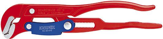 Knipex Pijptang S-vormig met snelle instelling rood poedergecoat 330 mm 8360010